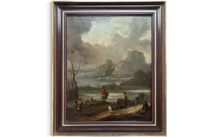 Pieter Wouwerman (1623-1682), Toegeschreven aan -, Antiquités & Art, Art | Peinture | Classique