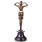 Figure - Bronzefigur Skulptur Tänzerin nach D.H Chiparus, Antiek en Kunst