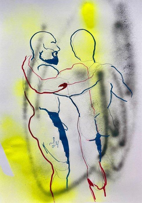 Leonard Mars - Eros.3 - No Reserve, Antiek en Kunst, Kunst | Schilderijen | Modern