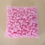 Foamroos lia 3.5 cm roze +/- 50st los roosjes voor wat
