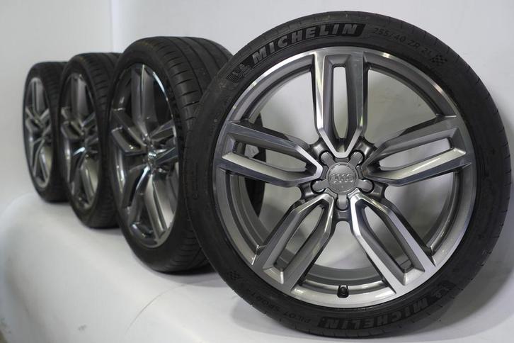 Audi Q5 8R 21 inch velgen Michelin Zomerbanden Origineel, Auto-onderdelen, Banden en Velgen, Ophalen of Verzenden
