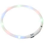 LED EASYDOG halsband - Wit / RGB - inkortbaar 20 tot 70, Nieuw, Verzenden