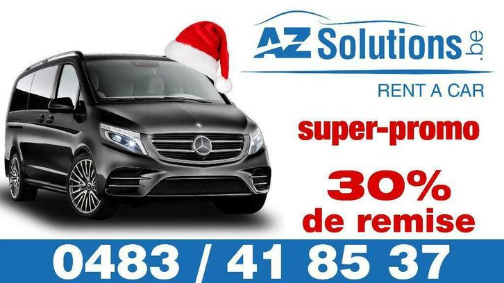 AZRental.be | Location Minibus 9P PROMO -60% T 0484/08.52.37, Diensten en Vakmensen, Verhuur | Auto en Motor