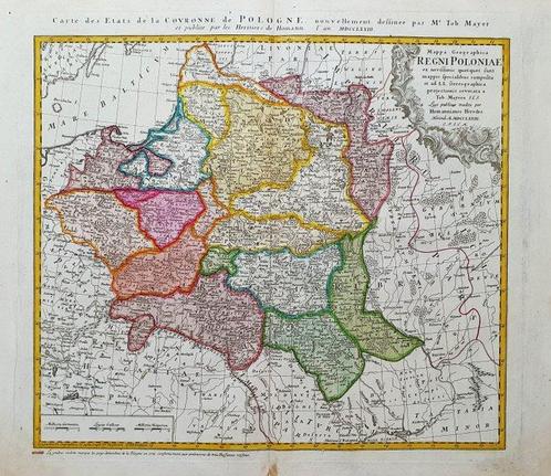 Europe - Pologne / Lituanie / Prusse / Varsovie / Cracovie /, Boeken, Atlassen en Landkaarten