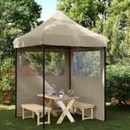 vidaXL Partytent Taupe 200 x 200 x 306 cm Oxford Stof, Tuin en Terras, Partytenten, Verzenden, Nieuw