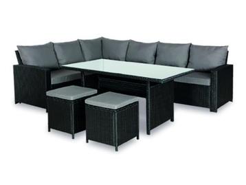 Veiling - Bordano Loungeset (Inclusief alle zit en rugkussen beschikbaar voor biedingen