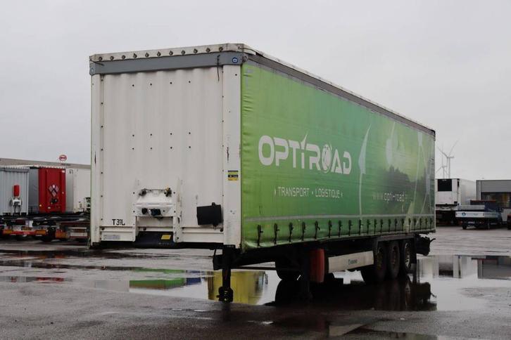 Veiling: Schuifzeiloplegger Krone SD 39000kg, Auto's, Vrachtwagens, Ophalen