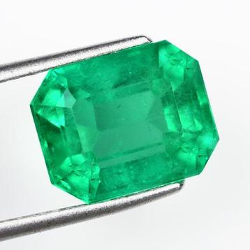 Vert Émeraude - 7.93 ct - GRS (Laboratoire Gem Research