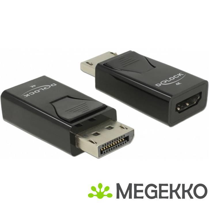 Delock 66234 Adapter DisplayPort 1.2 male naar HDMI female, Computers en Software, Overige Computers en Software, Nieuw, Verzenden