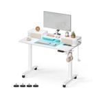 Bureau - Dynamisch - Elektrisch verstelbaar - Wolkenwit, Ophalen of Verzenden, Nieuw
