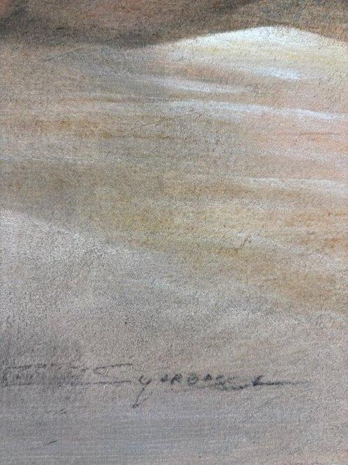 Antonio Sgarbossa (1945) - Aspettando, Antiek en Kunst, Kunst | Schilderijen | Modern