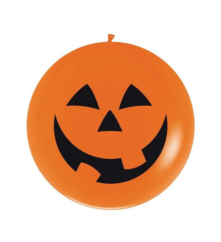 Ballonnen Pumpkin Orange 61cm 3st, Hobby en Vrije tijd, Feestartikelen, Nieuw, Verzenden