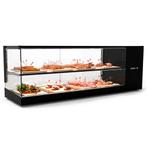Tapasvitrine | LOGIC | Zwart | 6x 1/3 GN | +2°C/+6°C |, Zakelijke goederen, Verzenden, Nieuw in verpakking