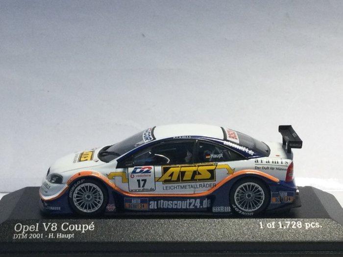 Minichamps 1:43 - Model raceauto - Opel V8 Coupé DTM 2001, Hobby en Vrije tijd, Modelauto's | 1:5 tot 1:12