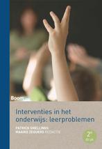 Interventies in het onderwijs: leerproblemen 9789462365469, Boeken, Verzenden, Gelezen