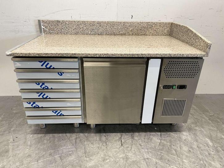 RVS GGG Pizzawerkbank Pizzatafel 1 deur 151,5 cm 230V Horeca, Zakelijke goederen, Horeca | Keukenapparatuur, Ophalen of Verzenden
