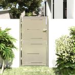 vidaXL Portail de jardin 100x180 cm Acier inoxydable