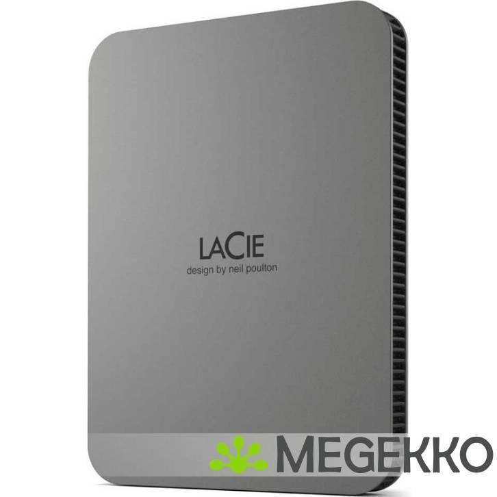 LaCie Mobile Drive Secure externe harde schijf 2000 GB Grijs, Computers en Software, Harde schijven, Nieuw, Verzenden