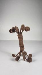 Primitieve munt en zwart ijzer - Chamba - Nigeria (Zonder