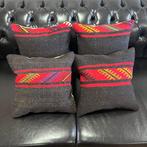 (4) Kilim authentique Boho - Coussin, Maison & Meubles