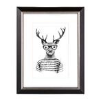 Fotolijst Salieri Zwart/Zilver 40x50 cm, Huis en Inrichting, Woonaccessoires | Lijsten, Verzenden, Nieuw