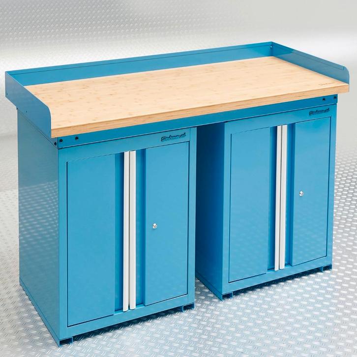 Datona Werkbank PRO 150 cm met 2 werkplaatskasten - Datona, Doe-het-zelf en Bouw, Werkbanken, Ophalen of Verzenden