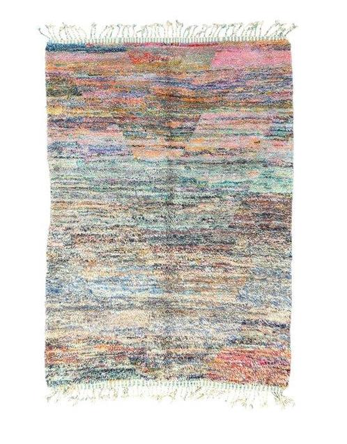 Luxueuze Handgeweven Berber Mrirt Tapijt – 100% Wol, -, Huis en Inrichting, Stoffering | Tapijten en Vloerkleden