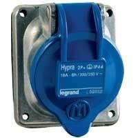Legrand Hypra inbouwstopcontact 230V 16A 2P IP44 Metaal -, Doe-het-zelf en Bouw, Elektriciteit en Kabels, Verzenden