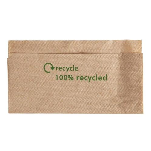 Composteerbare servetten van kraftpapier | 6000 stuks | 1, Zakelijke goederen, Horeca | Keukenapparatuur, Nieuw in verpakking