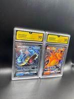 Pokémon - 2 Graded card - Léviator, Dracaufeu #212, #211, Nieuw