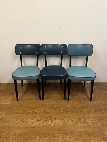 Gebruikte Set Vintage Stoel - S3925- Vintage/Café beschikbaar voor biedingen