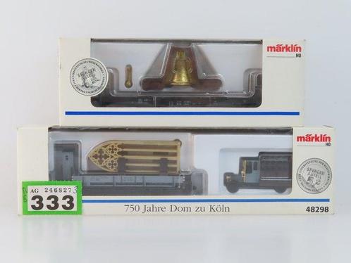 Märklin H0 - 84866/48298 - Wagon de marchandises pour trains, Hobby en Vrije tijd, Modeltreinen | H0