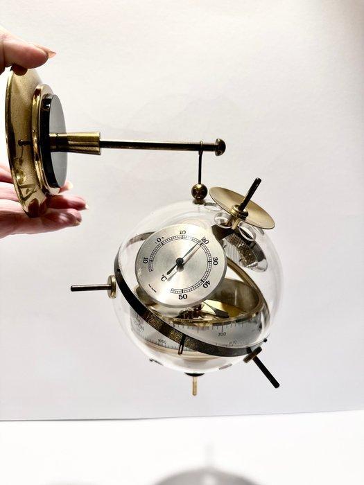 Weerstation - Messing, acrylglas - Sputnik-stijl weerstation, Antiek en Kunst, Antiek | Wandborden en Tegels