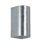 Wandverlichting modern Big Noa Up en Down Muurlamp Zink, Tuin en Terras, Verzenden, Nieuw