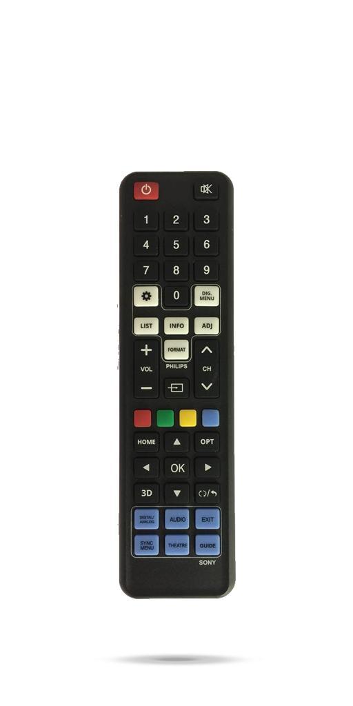 Universele Sony en Philips TV afstandsbediening LCD | Plasma, Audio, Tv en Foto, Afstandsbedieningen, Nieuw, Ophalen of Verzenden