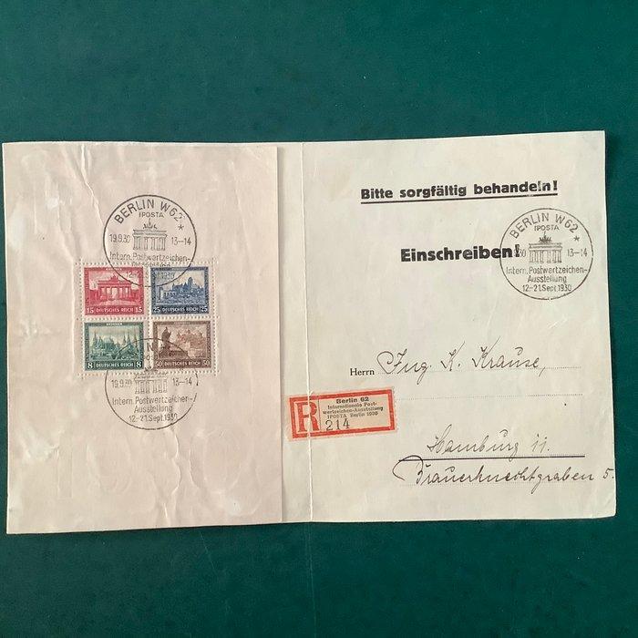 Duitse Rijk 1930 - iPOSTA-blok met afzegging van de, Postzegels en Munten, Postzegels | Europa | Duitsland