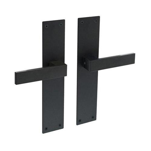 Deurklink Amsterdam schild zwart blind, Doe-het-zelf en Bouw, Hang- en Sluitwerk, Klink of Kruk, Nieuw, Ophalen of Verzenden