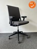 Haworth Comforto 59 - Antracietgrijs gestoffeerd - Zwart voe, Werkplek, Ophalen of Verzenden, Gebruikt, Stoel