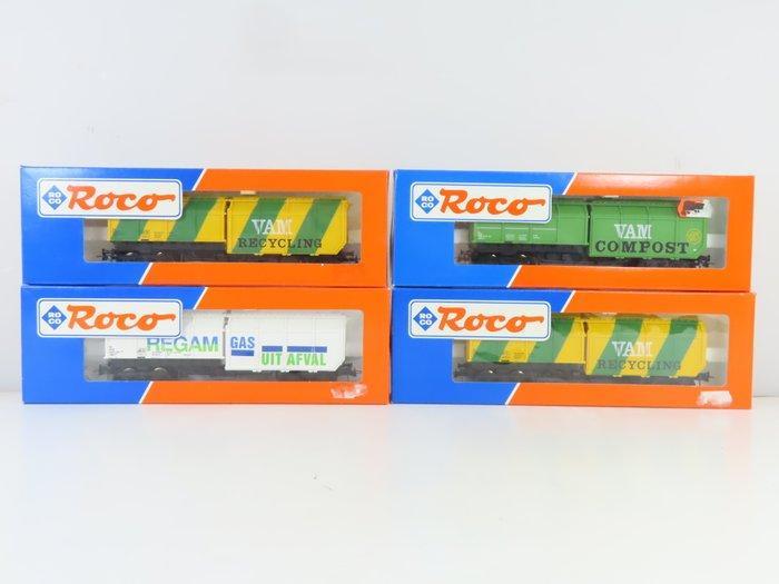 Roco H0 - 46224/46228/47345 - Wagon de marchandises pour, Hobby en Vrije tijd, Modeltreinen | H0