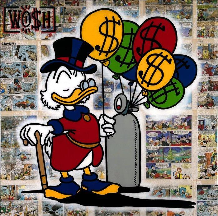 WO$H - G80049397C (XXL RESIN EPOXY), Antiek en Kunst, Kunst | Schilderijen | Modern