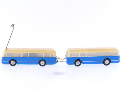 Schaal H0 Eheim 6101 (Brawa) trolleybus crème-blauw #5882, Hobby & Loisirs créatifs, Trains miniatures | HO, Enlèvement ou Envoi