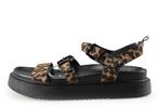 Tamaris Slippers in maat 42 Panter | 5% extra korting, Overige kleuren, Verzenden, Zo goed als nieuw, Slippers