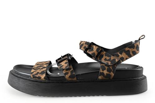 Tamaris Slippers in maat 42 Panter | 5% extra korting, Kleding | Dames, Schoenen, Overige kleuren, Zo goed als nieuw, Slippers