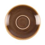 Espresso Schoteltje Kiln | Bruin Porselein | Ø115mm | Per