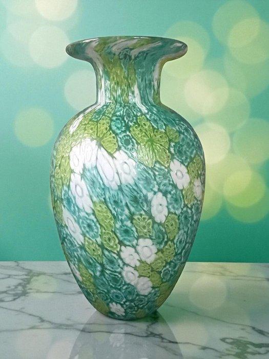 Vaas - Glas - Vaso Murano, hoogte 18 cm., Antiek en Kunst, Antiek | Glaswerk en Kristal