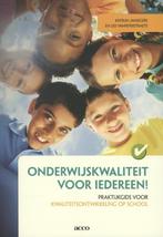 Onderwijskwaliteit voor idereen! 9789033488184, Boeken, Katrijn Jansegers, Lies Vanpeperstraete, Zo goed als nieuw, Verzenden