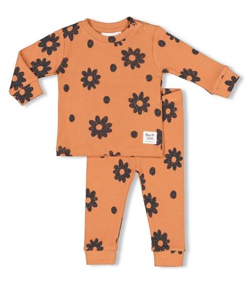 Feetje - Pyjama Flora Flower Hazelnoot, Kinderen en Baby's, Babykleding | Overige, Meisje, Nieuw, Ophalen of Verzenden