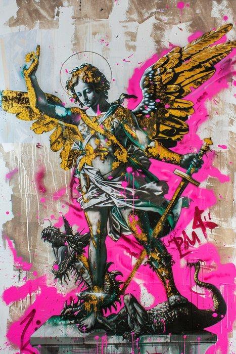 Dine Chanima (XX-XXI) - (XXL Saint Michel) Giant Divine Riot, Antiek en Kunst, Kunst | Designobjecten