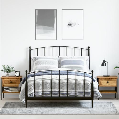 vidaXL Nachtkastjes 2 stuks Oud Hout 40x42x45 cm Engineered, Huis en Inrichting, Slaapkamer | Nachtkastjes, Nieuw, Verzenden