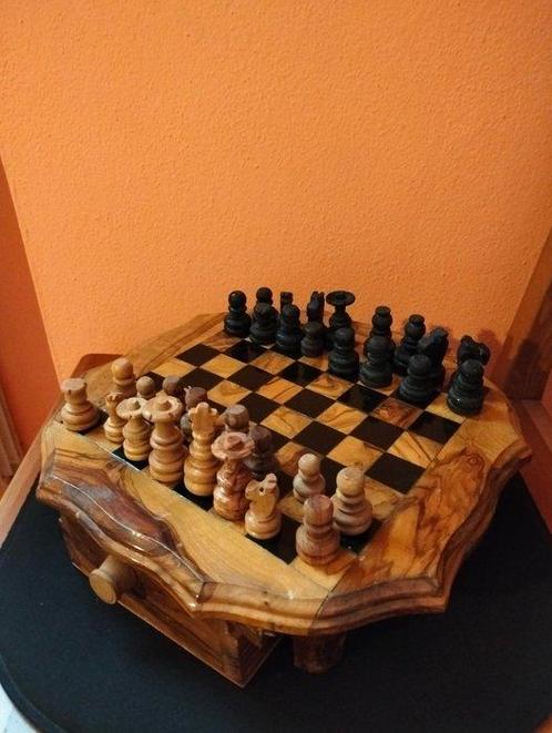 Schaakspel - Hout, Antiek en Kunst, Curiosa en Brocante